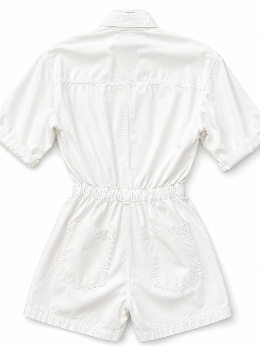 Overlover Virginia Shorts Romper in white XS NWT - Picture 3 of 6